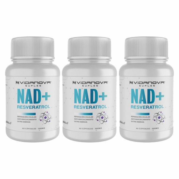 Pack X3 NAD + Resveratrol 1000mg