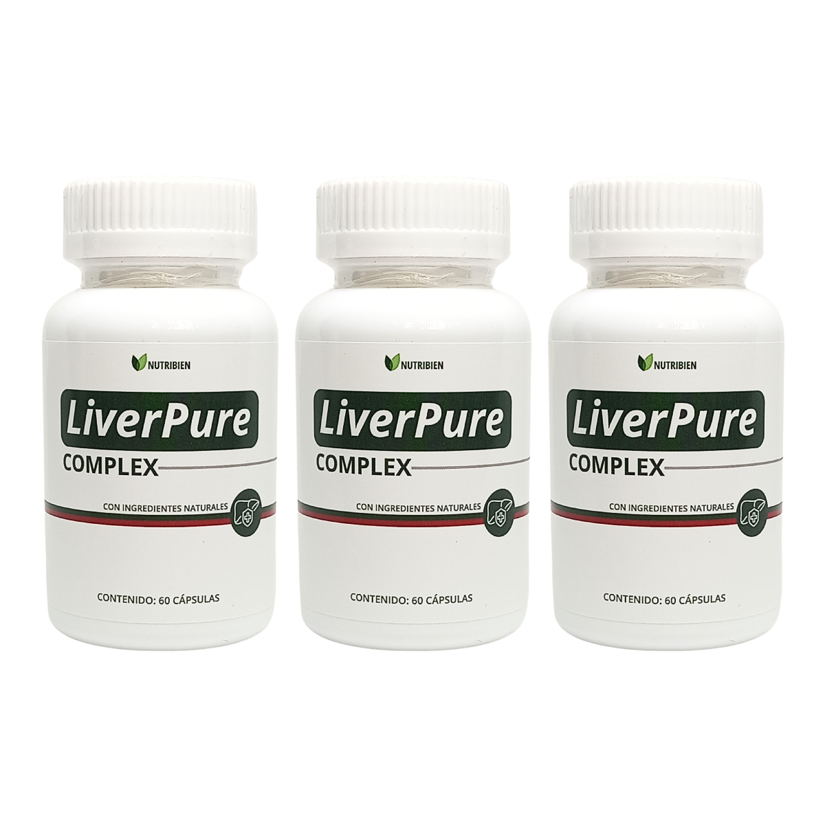 X3 Liver Pure Hígado Graso (Pack 3 Frascos)