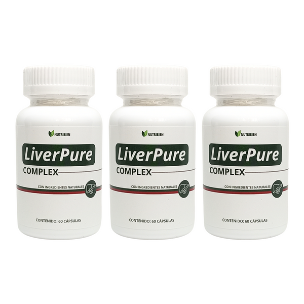 X3 Liver Pure Hígado Graso (Pack 3 Frascos)