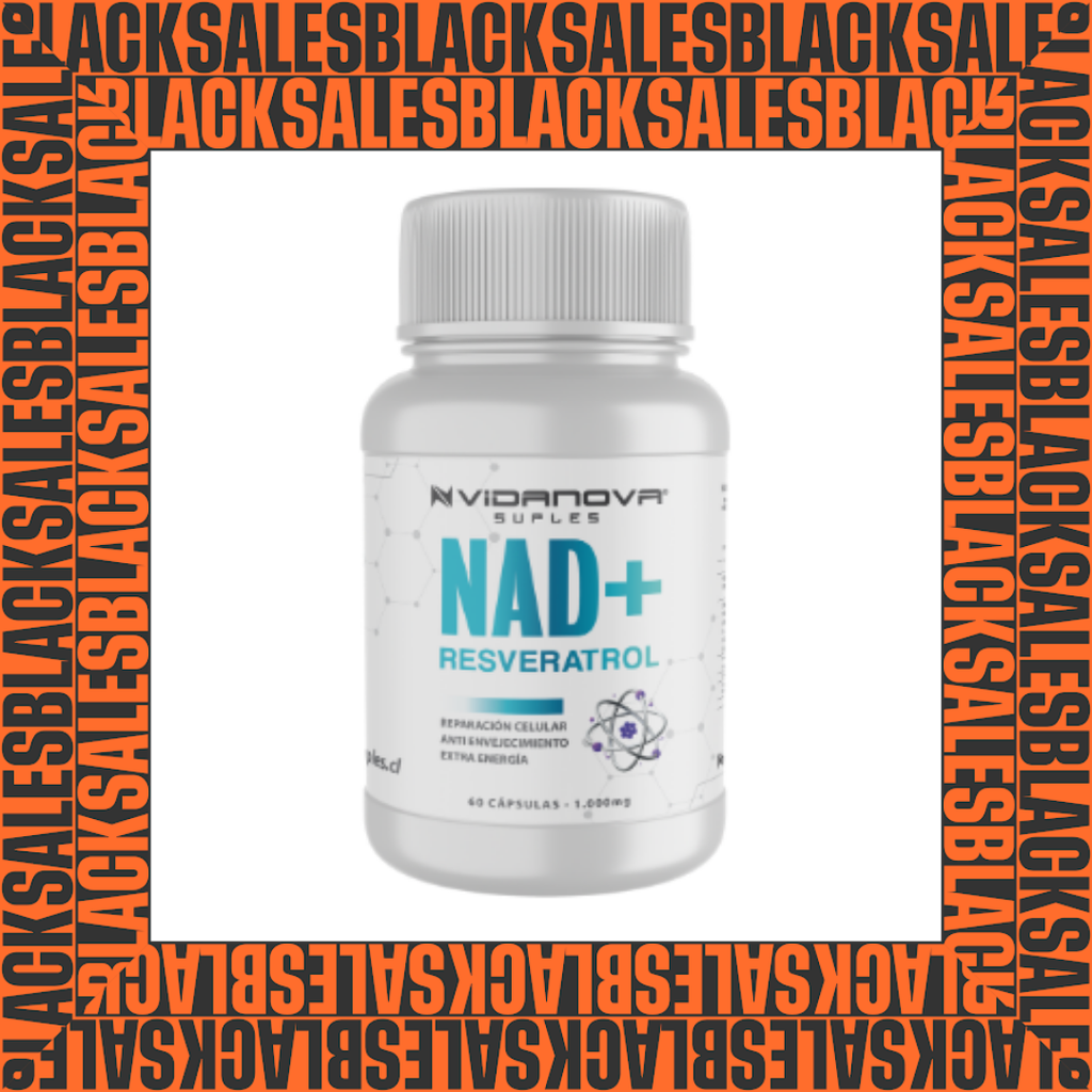 Nad + Resveratrol 1000mg 60 Caps