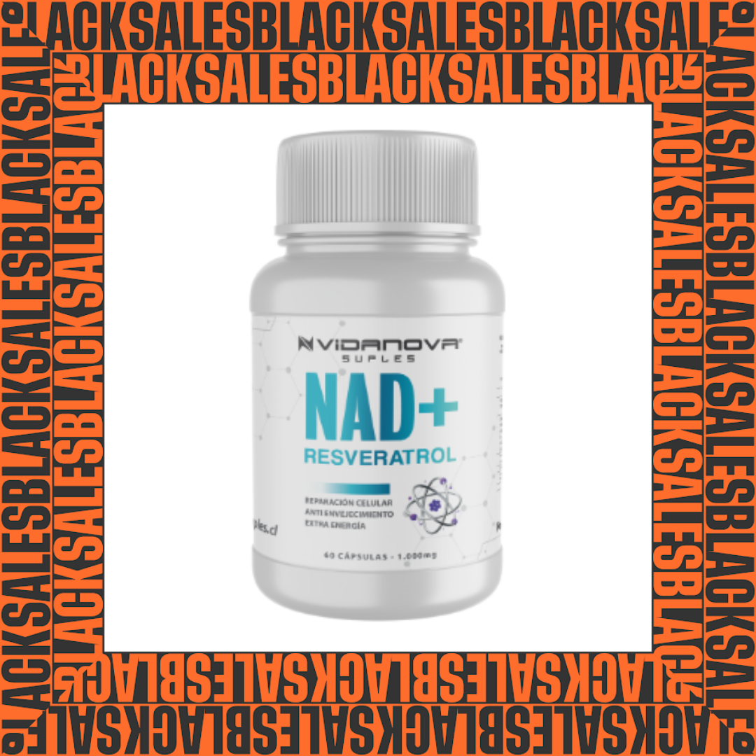Nad + Resveratrol 1000mg 60 Caps