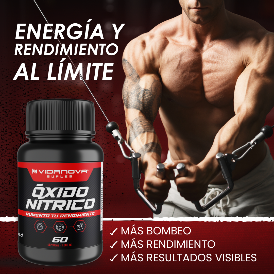 Óxido Nítrico 1000mg 60 Caps