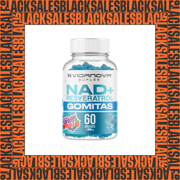 60 Gomitas NAD + Resveratrol 1000mg
