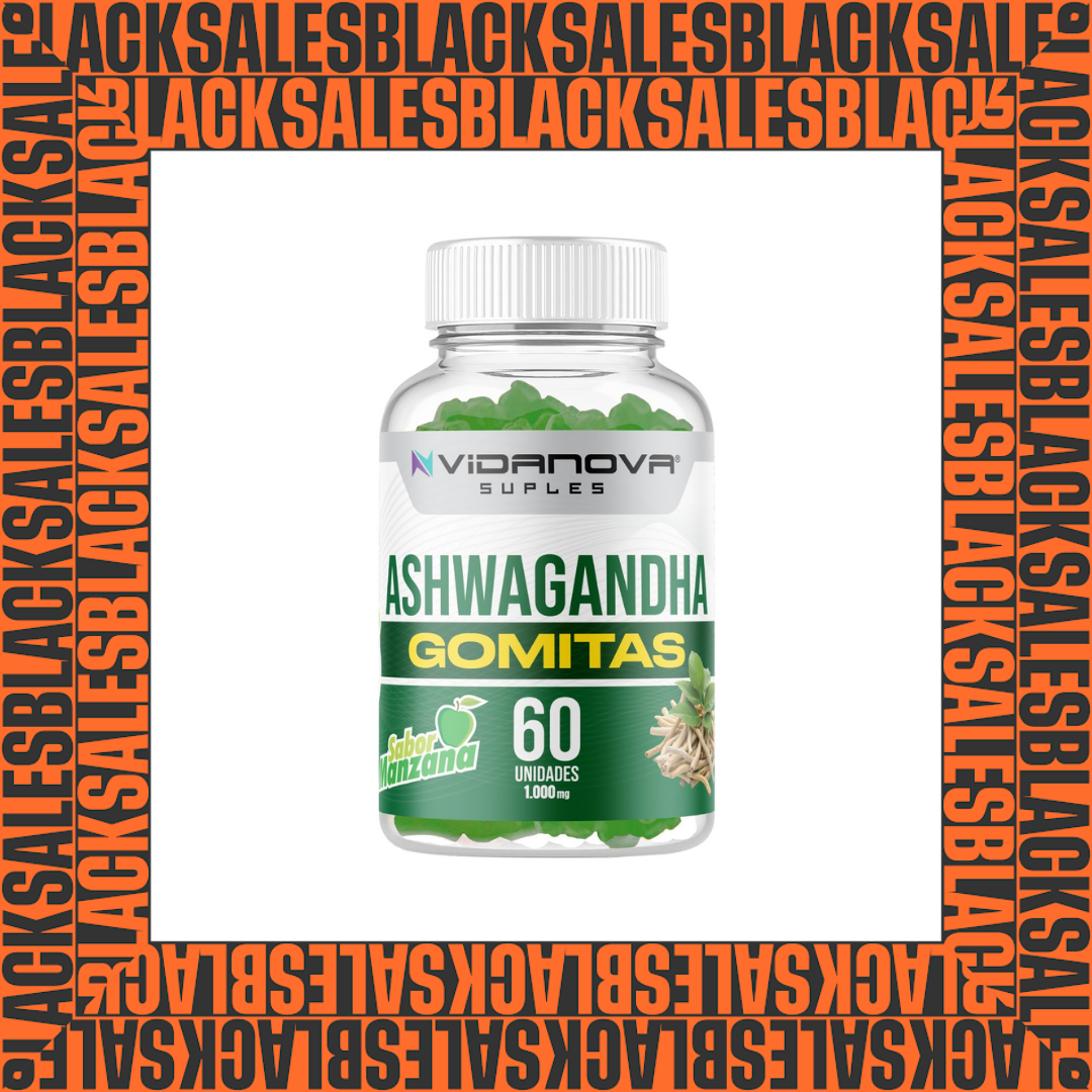 60 Gomitas Ashwagandha 1000mg