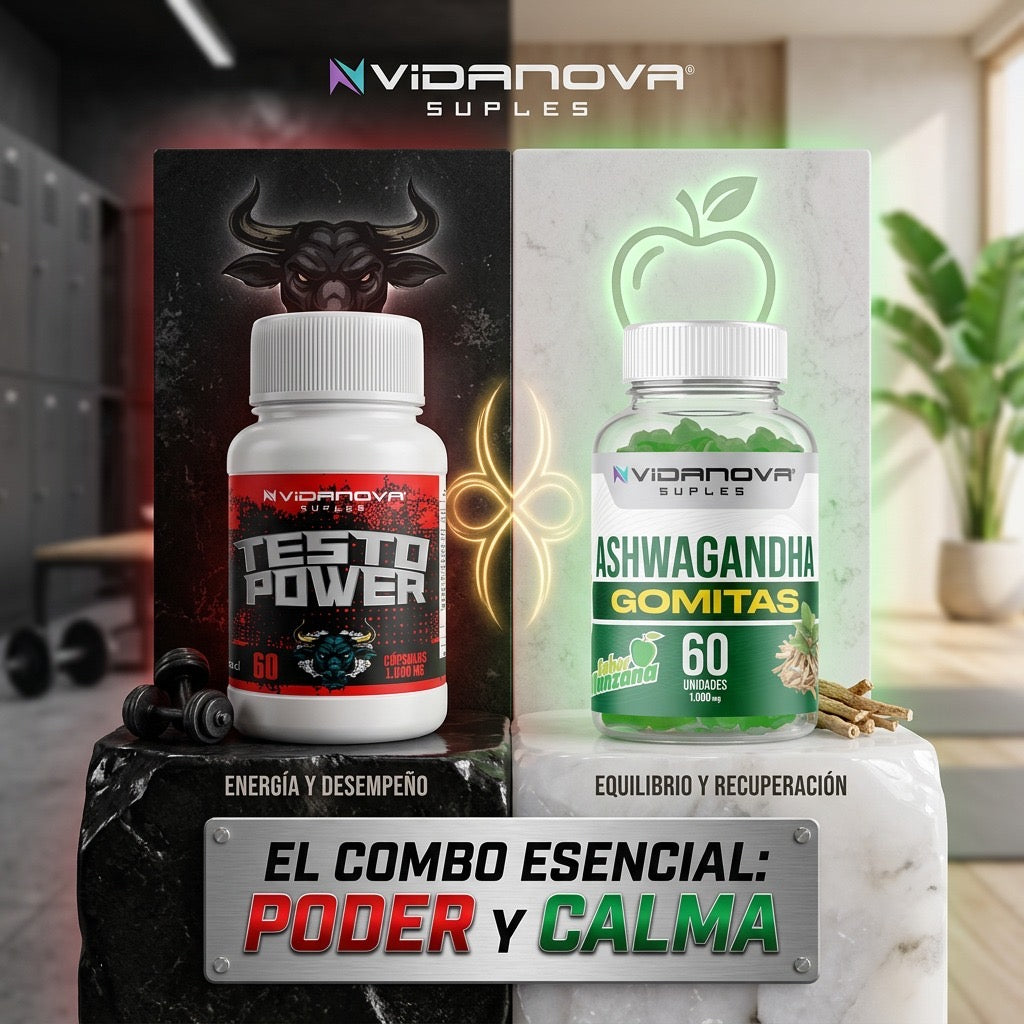 Pack Testo Power + Gomitas Ashwagandha