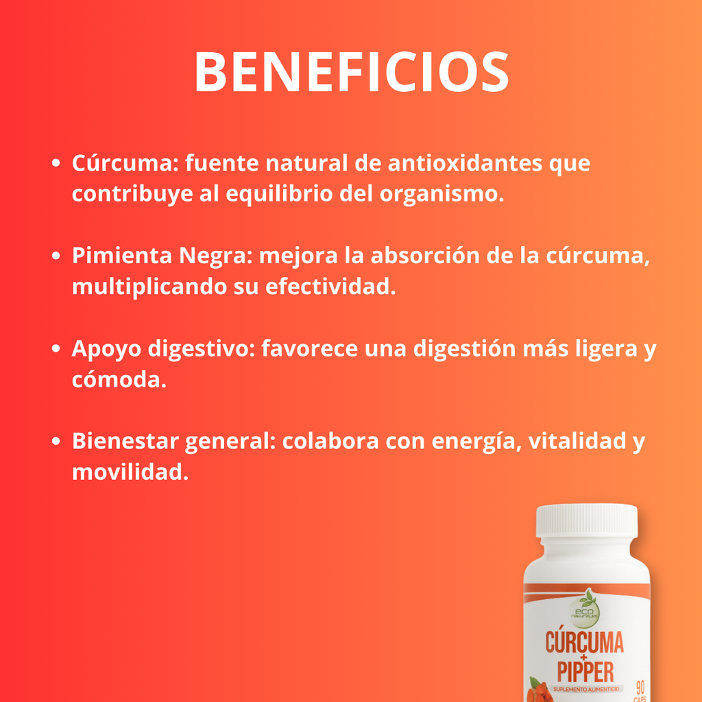 Cúrcuma y Pimienta Negra