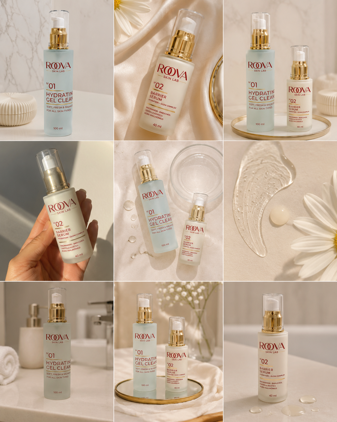 Skin Care Coreano Serum + Gel Limpiador