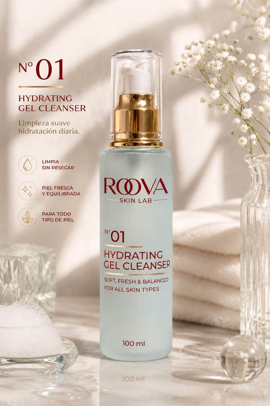 Skin Care Coreano Serum + Gel Limpiador