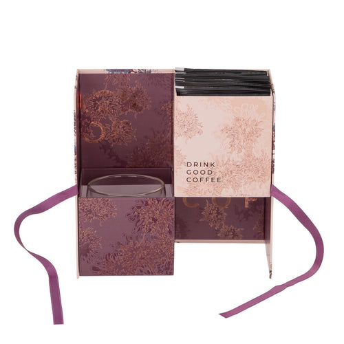 Gift Box Drink Good Coffee floral caja regalo cafe especialidad