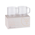 Minimal Cup set 2 tazas vidrio borosilicato caja regalo